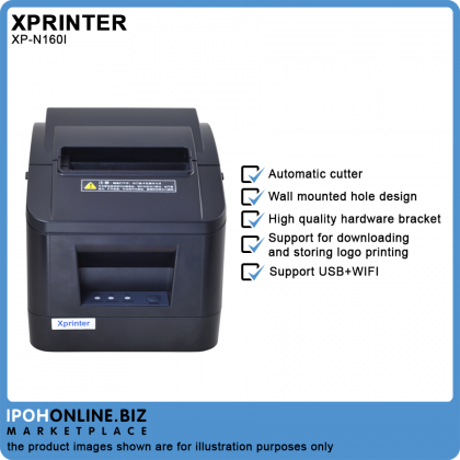 Xprinter XP-N160I 80mm Thermal Pos Receipt Printer - USB+WIFI